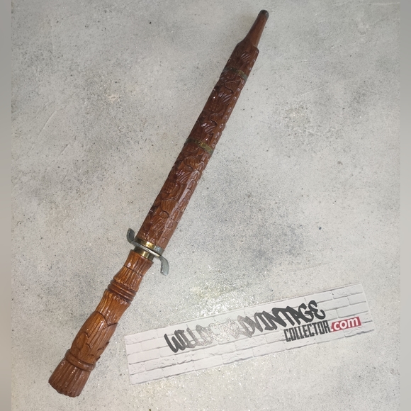 Hand Carved Indonesia Kelewang - Sword - Picture 5 of 6